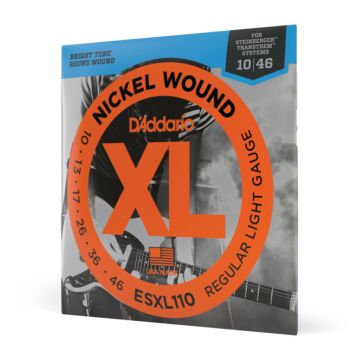 Encordoamento Guitarra 10-46 D Addario XL Nickel ESXL110 1