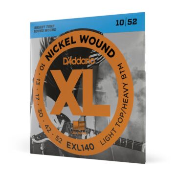 Encordoamento Guitarra 10-52 D Addario XL Nickel EXL140 1