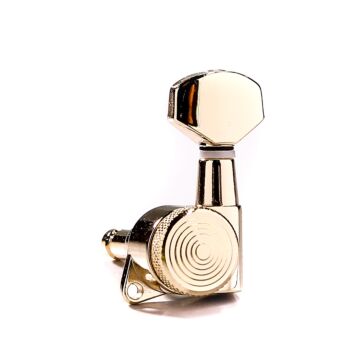 Tarraxa Guitarra Blindada Trava Dourada L6 Canhoto Spirit 1