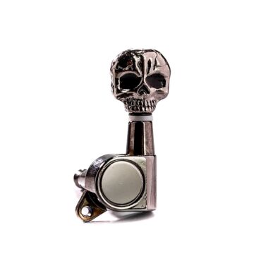 Tarraxa Guitarra Preto Perolado Caveira L6 Canhoto Spirit 1