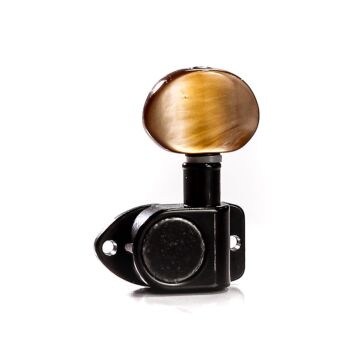 Tarraxa Para Violão Preta/Marrom Spirit J508BW-BK-R3L3 1