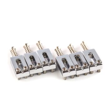 Saddles Ponte Guitarra Cromado (6 Peças) Spirit S3-105 CR 1