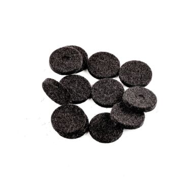 Feltro Roldanas Instrumentos Preto (12 Peças) Spirit FW-BLK 1