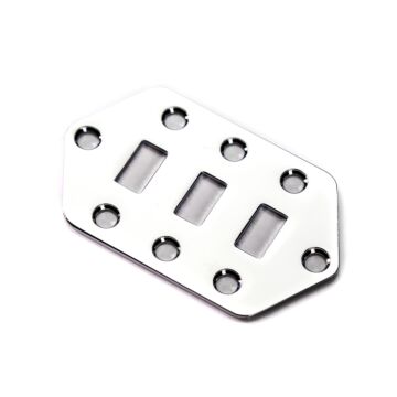 Escudo Controles Guitarra Jaguar Cromado Spirit HEX-62J-CR 1