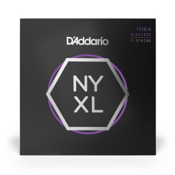 Encordoamento Para Guitarra 7C 11-64 D Addario NYXL1164 1