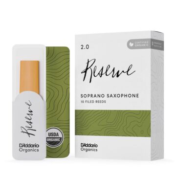Palheta Sax Soprano (10) DAddario Organic Reserve ODIR1020 1