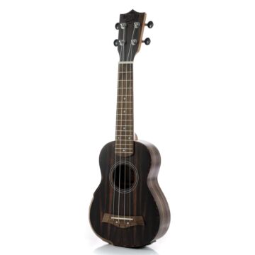 Ukulele Moani MAUNA Soprano 21'' Ebony C/ Bag UKEB-21EQ 1