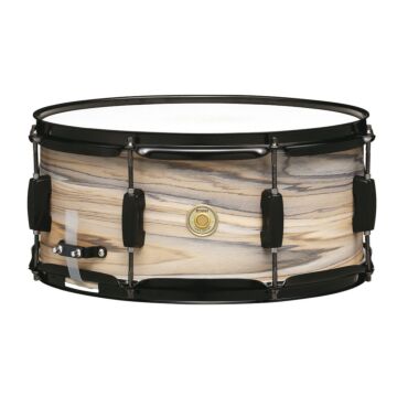 Caixa Para Bateria 14x6.5 (Natural Zebrawood Wrap) Tama Woodworks WP1465BK-NZW 1