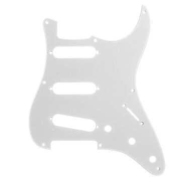 Escudo Para Guitarra Am Strat SSS Branco 3P Spirit 090-WH 1