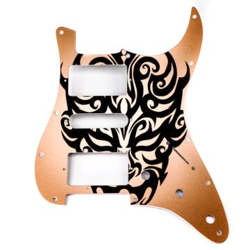 Escudo Guitarra Am Strat HSH Máscara Tribal Spirit 120-MT 1