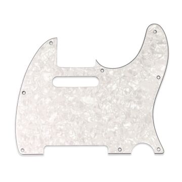 Escudo Guitarra Tele 62  Branco Perolado 3P Spirit 310-WHP 1
