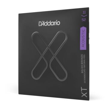 Encordoamento Violão Aço Revestido 11-52 D Addario XTABR1152 1
