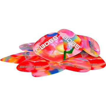 Roland Boss BPK-12-MT Palhetas Finas de Celuloide – Pack Mosaic 12