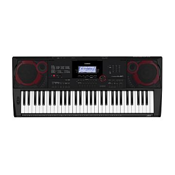 Casio ct-x3000 teclado arranjador Teclado eletrônico com 61 teclas sensíveis ao toque,  piano-style , polifonia máxima de 64 notas, display LCD com luz, 800 timbres + 100 do usuário, nova fonte sonora AiX, os timbres variam desde um kit simples de piano a