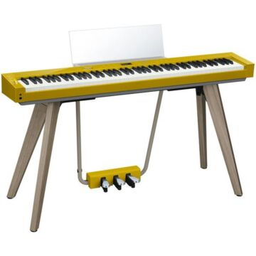 O Privia PX-S7000 é um verdadeiro trabalho artesanal que redefine o padrão dos pianos digitais. Este modelo combina a estética integrada com suporte e pedais inclusos que podem ser apreciados de qualquer ângulo, com as inovadoras tecnologias de som da Cas
