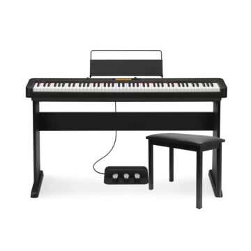 Expresse sua essência com Timbre e ritmos adequados para todos os estilos musicais-Piano Digital Stage Casio CDP-S360 ID-84457