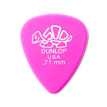 Palheta Delrin 500 0,71mm Pct C/6  41r.71 Dunlop (1802) 1