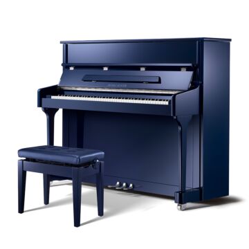 EU118S Pearl River European Series Piano Acústico Vertical Blue Polish com Banqueta | Teclacenter