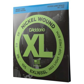 Encordoamento Baixo 4C 45-105 D Addario XL Nickel EXL165SL