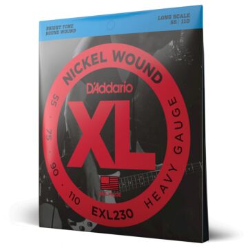 Encordoamento Baixo 4C 55-110 D Addario XL Nickel EXL230