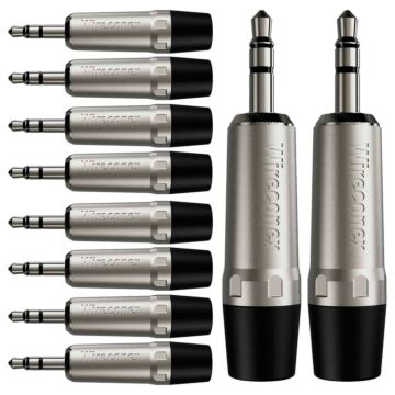 Conector P2 Stereo 3,5mm Plt Wc 1323 Trs Wireconex 10 Unidades 1