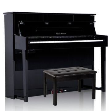 F-83 Pearl River Piano Digital com banqueta - Preto 110V