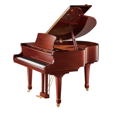 P9 Pearl River Cauda PRESTIGE SERIES Piano Acústico Mogno Polido com Banqueta | Teclacenter