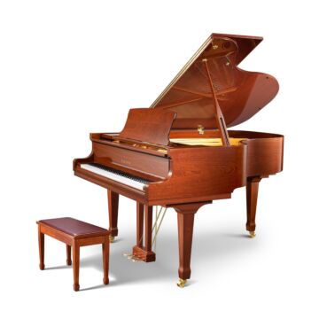 GP170 Pearl River Piano Acústico de Meia Cauda Mahogany Polish com Banqueta | Teclacenter