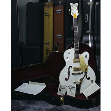 Guitarra Gretsch White Falcon G6136T Usada - Com Case | Ícone Vintage e Sonoridade Premium
