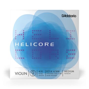 Corda Avulsa Para Violino SOL D Addario Helicore H314 4/4M