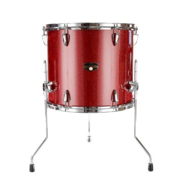 Surdo De Chão 16x14 (Vermelho Burnt Red Mist) Tama Imperialstar IPF16A-BRM