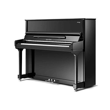 KA2X Kayserburg Artist Series Piano Acústico Vertical em Ebony Polish| Teclacenter