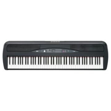 Korg sp-280 bk piano digital Piano digital SP-280 BK (black/preto)Portátil com amplificação própria, ideal para estudantes e profissionais que procuram um excelente som de piano com a flexibilidade de um instrumento leve e portátil, 2 alto-falantes x 11 W