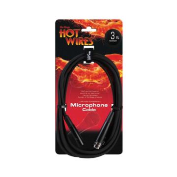 Cabo De 0,91m Balanceado XLR/XLR On-Stage MC12-3 Preto