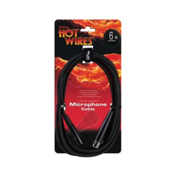 Cabo De 1,85m Balanceado XLR/XLR On-Stage MC12-6 Preto