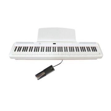 P200 Pearl River Piano Digital Teclas Fatar-Instrumento-Branco