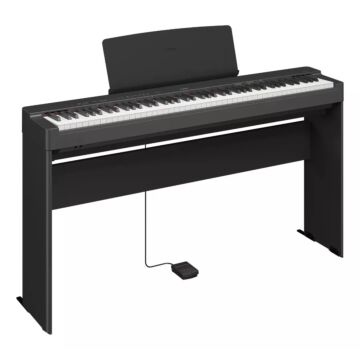 Yamaha P-225 Piano Digital-Preto-Instrumento + suporte L200