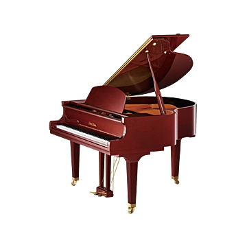 P8 Pearl River Piano Acústico Cauda Mogno Polido com Banqueta| Teclacenter