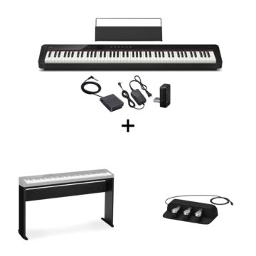 Casio PX-S5000 Privia Piano Digital -Instrumento + suporte + pedal triplo