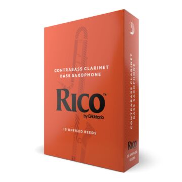 Palheta Clarineta Contrabaixo 2.5 (10 Peças) D Addario Rico