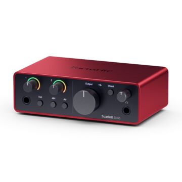 Interface De Áudio Focusrite Scarlett Solo - 4TH GEN