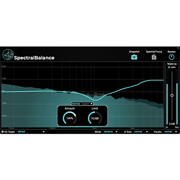 SpectralBalance é um plug-in equalizador inteligente para gravações de diálogo. Ao analisar continuamente o sinal de áudio, ele adapta automaticamente sua curva EQ para corrigir desequilíbrios espectrais, a fim de obter um discurso claro e neutro. - Spect