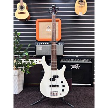 Baixo Eléctrico Fender MB-4 - Branco - Usado