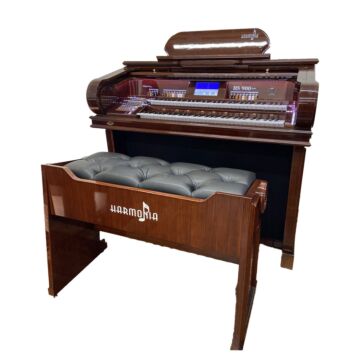 Órgão Eletrônico Harmonia HS 900 Luxo - 2 Teclados 61 Teclas, 160 Sons