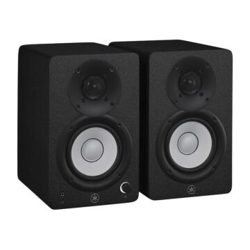 Monitor Yamaha HS4 B 4,5" Preto - Par Ativo/Passivo RCA/XLR