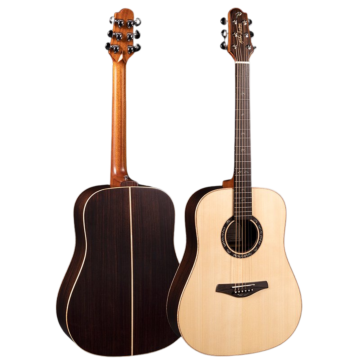 Violão Folk PEARL RIVER ML800-D 41" com Case e Palhetas