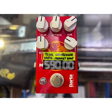 Pedal Compressor Darta Monkey Komp Vermelho - Usado