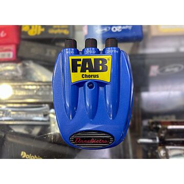 Pedal Danelectro FAB Chorus Azul Usado – Efeito Sonoro Vintage