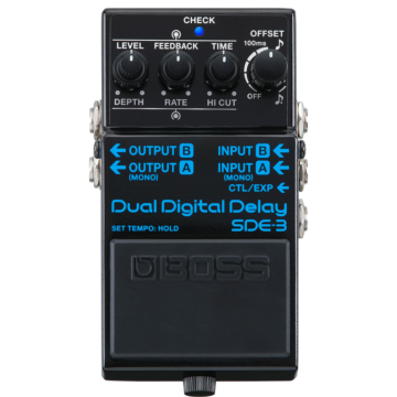 Pedal BOSS SDE-3 Delay Digital Vintage SHOWROOM