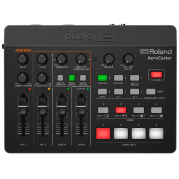 Roland VRC-01 AeroCaster SHOWROOM - Sistema Wireless para Live Streaming